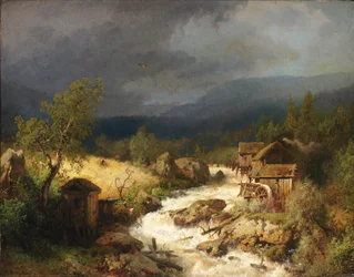 Moulin sur un torrent