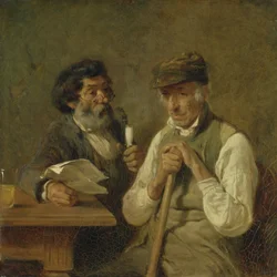 Ouvriers Discutant de Politique, 1841