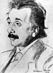 Albert Einstein 1879-1955, mathématicien et physicien théoricien germano-suisse, 1920