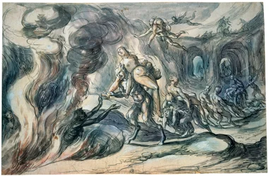 Eurydice en enfer, début XVIIe siècle