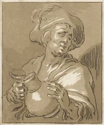 Homme avec cruche