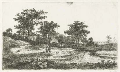 Deux chasseurs près d