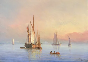 Navires au calme