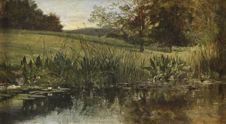 Au bord de la rivière, 1869