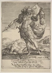 Juda avec la tête d