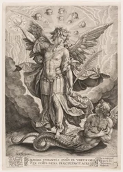 Saint Michel triomphant du dragon