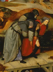(détail) de la Tentation de Saint Antoine, vers 1500