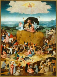 La Foin. Un proverbe flamand dit que le monde est un foin dont chaque homme prend ce qu