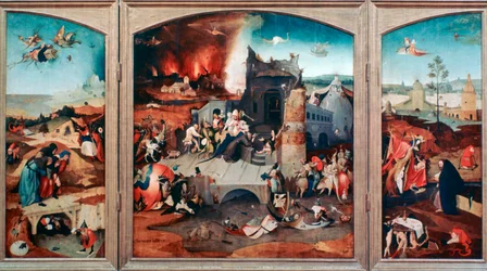 Triptyque de la Tentation de Saint Antoine, vers 1480-1516