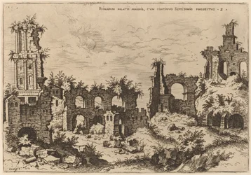 Ruines sur le Palatin avec le Septizonium