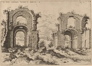 Deuxième vue des thermes de Dioclétien