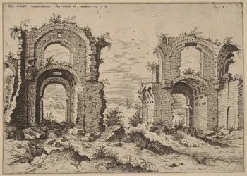 Deuxième vue des thermes de Dioclétien