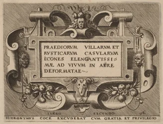 Page de titre de « Praediorum Villarum »