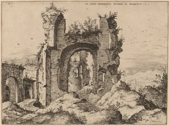 Vue des thermes de Caracalla