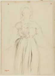 Étude pour un portrait de Marguerite de Gas