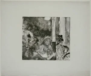 Femmes à la terrasse d