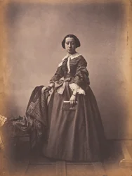 Georgina, morte à 20 ans,c. 1852 (photo)