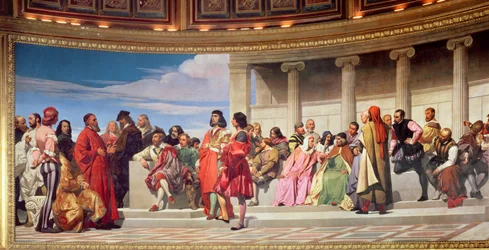 Hémicycle : Artistes de tous les âges (détail)