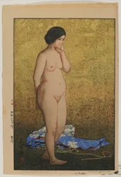 Étude de nu, époque Showa