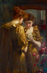 Reflet dans un miroir