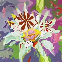 Abstrait Floral #1, 2023