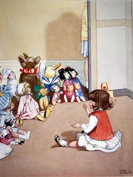 Dorothy raconte une histoire aux enfants