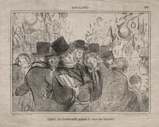 Actualités (No. 260) : Vue des boulevards pendant un marché aux bibelots