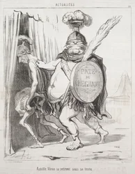 Actualités : Achille se retirant dans sa tente, 1850