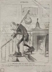 Actualités No. 128 : M. Dupin dans ses petits souliers, 1850