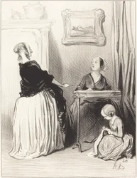 Ah!... quelle singulière éducation vous donnez à votre fille?...
