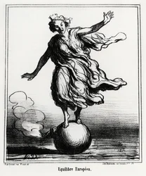 Équilibre européen. Illustration d