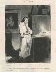 Femme de lettre humanitaire se livrant sur l