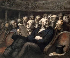 Entracte à la Comédie-Française, 1858
