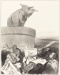 Le Constitutionnel contemplant l