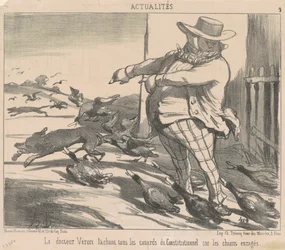 Le docteur Véron lâchant tous les canards...