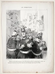 Les Banqueteurs, planche 4 : Rifolard est plus charmant que jamais..., 1848