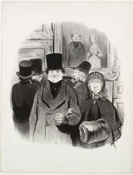 Les beaux jours de la vie, planche 59 : Quand son portrait est au Salon, 1845