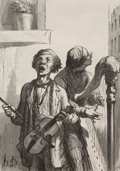 Les chanteurs : chanteurs de rue