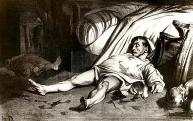 Le massacre de la rue Transnonain le 14/04/1834 : les militaires massacrent les habitants de l