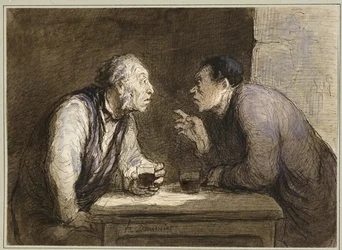Deux buveurs, vers 1857-69
