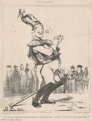 Un homme poursuivi