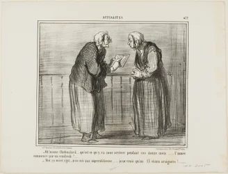"- Oh, Madame Chaboulard, je me demande ce qui va se passer dans les douze mois à venir... le nouvel an commence un vendredi ! ... - Je m