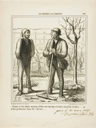 "Vous semblez aimer faire mon travail. En échange, je pourrais vous proposer de faire votre travail : Je ferai un tour dans votre carrosse", planche 249 de Les Parisiens A La Campagne.