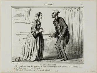 Un rival de M. Hume. "- Oh Adélaïde, quelle expérience.... Je viens de faire apparaître l