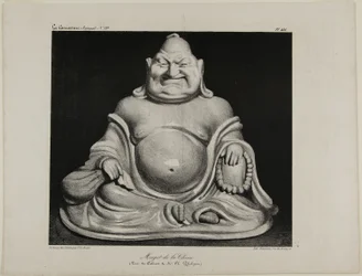 Figure en porcelaine de Chine (provenant de la collection privée de M. Charles Philipon), assiette 416