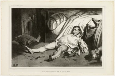Rue Transnonain, le 15 avril 1834, 2 octobre 1834, planche 24 de L