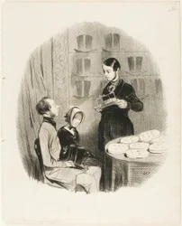 Le Jayotype. "- M. Jay : Le monsieur est marié  - Le monsieur : Certainement, mais comment diable l