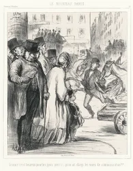 Le nouveau Paris. Heureusement pour les plus pressés que les avenues ont été élargies ! !!, planche 301 de Souvenirs d
