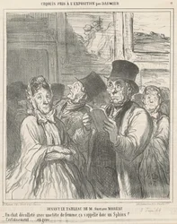 Devant le tableau de M. G. Moreau