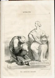Le Charivari, Satirique en N & B